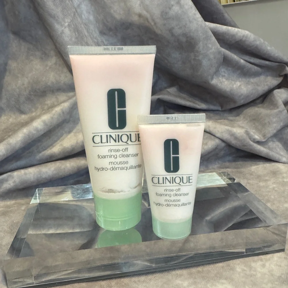Clinique Rinse-Off Foaming Cleanser‎ - Set of 2 1.0& 2.5 size